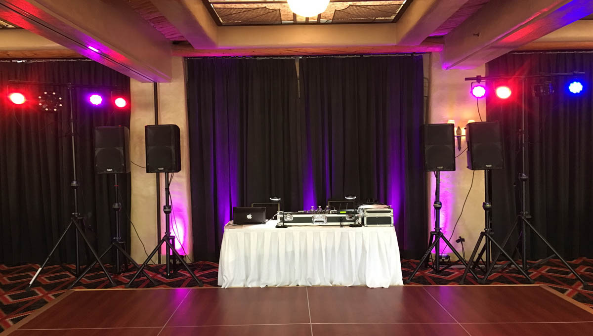 DJ set up